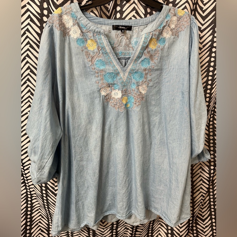 Embroidered Top